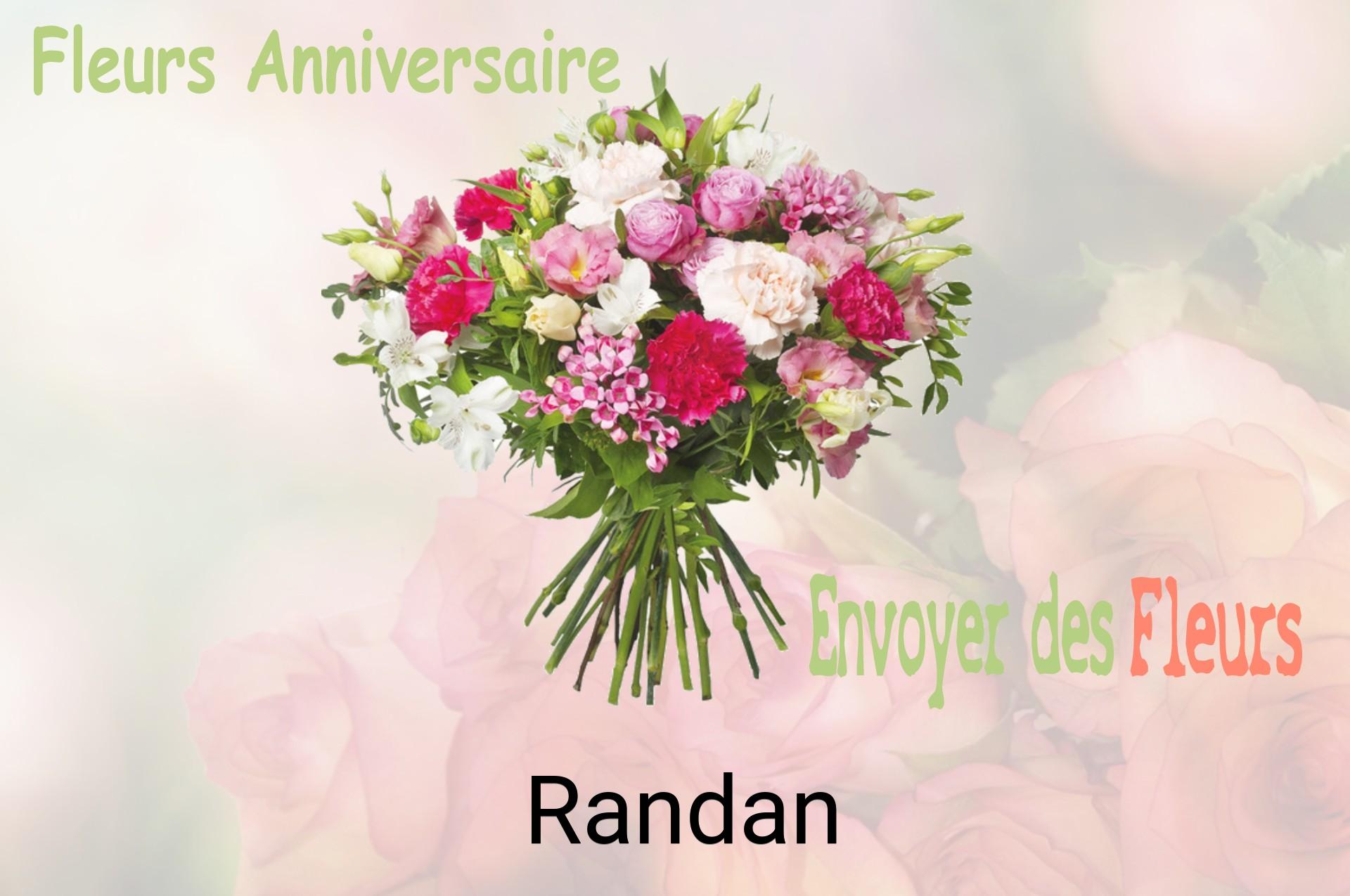 Bouquet de fleurs d’anniversaire livré à Randan