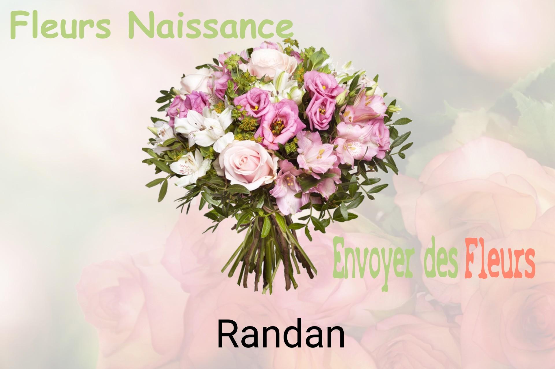 Bouquet de fleurs de naissance livré à Randan